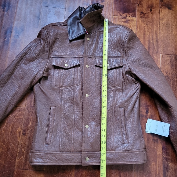 Leather Bomber Jacket - Picture 9 of 12